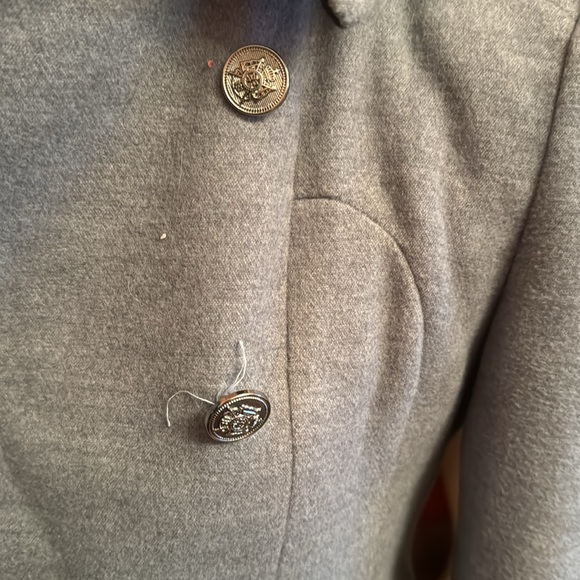 Rothschild wool lined tailored girl coat M(10-12) - Picture 15 of 17